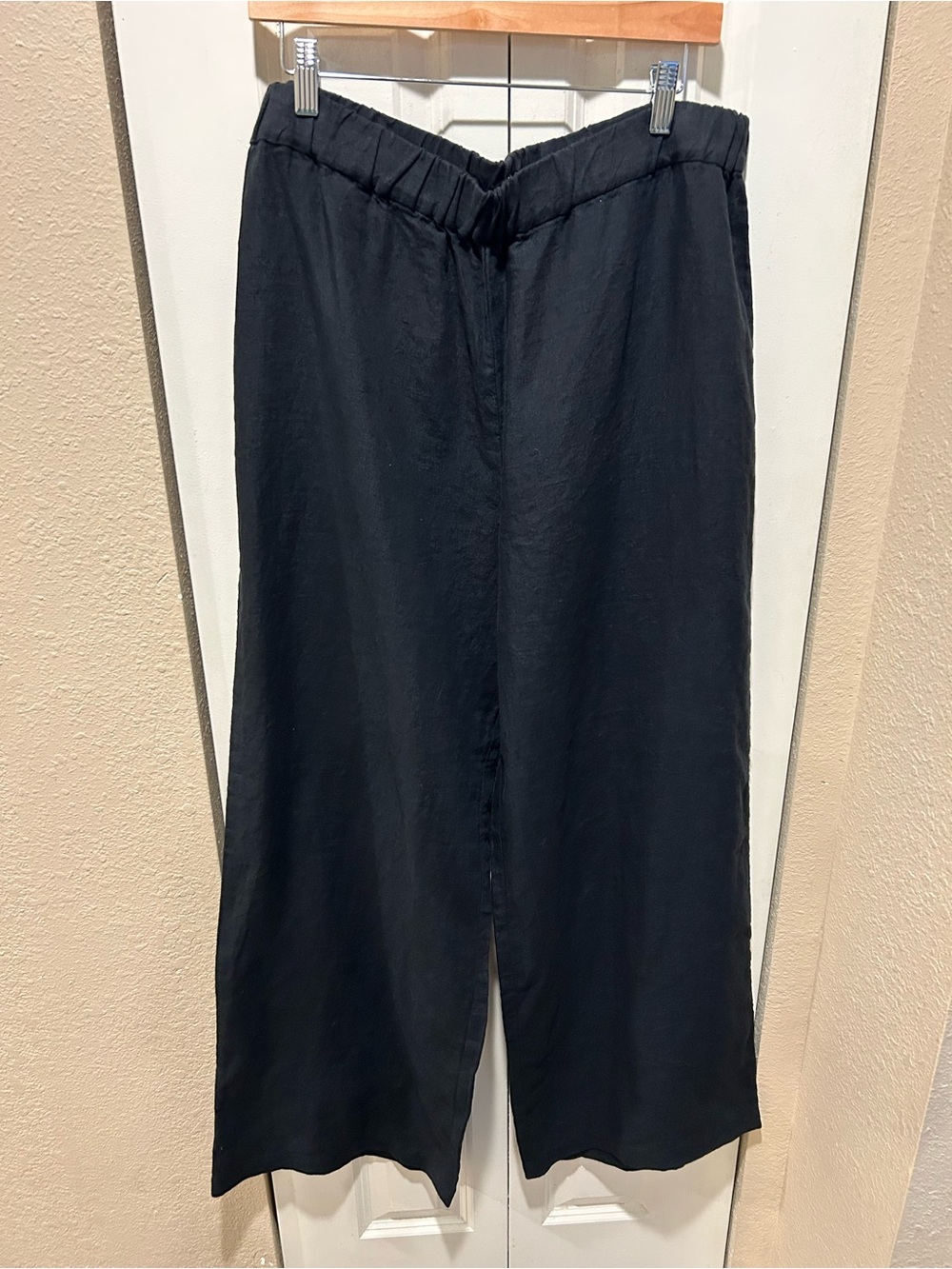 Jarbo Linen 100% Wide Leg Lagenlook Pilull On Pants , Size 3/Us 12 — image 2 of 4